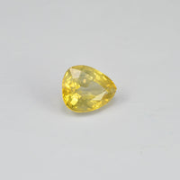 1.29 cts Natural Yellow Sapphire Loose Gemstone Pear Cut