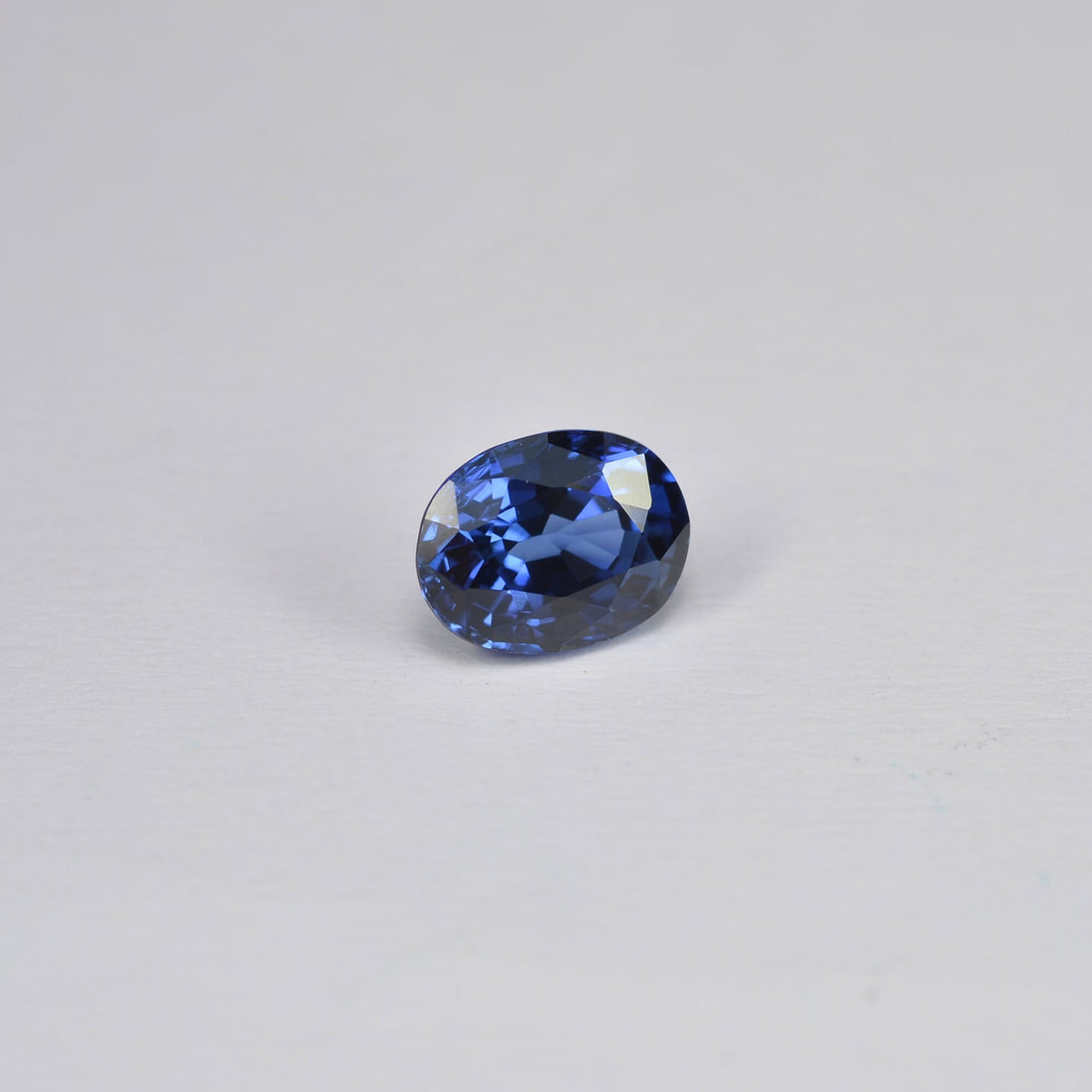 0.91 cts Natural Blue Sapphire Loose Gemstone Oval Cut Certified