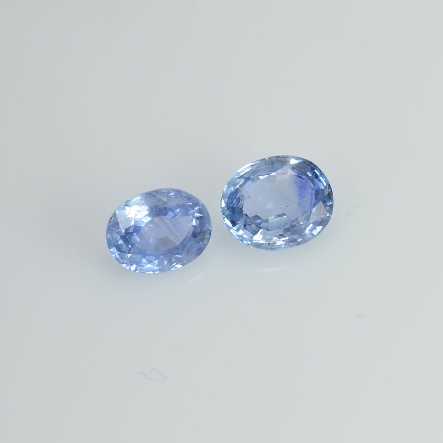 1.69 cts Natural Blue Sapphire Loose Pair Gemstone Oval Cut