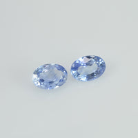 1.59 cts Natural Blue Sapphire Loose Pair Gemstone Oval Cut