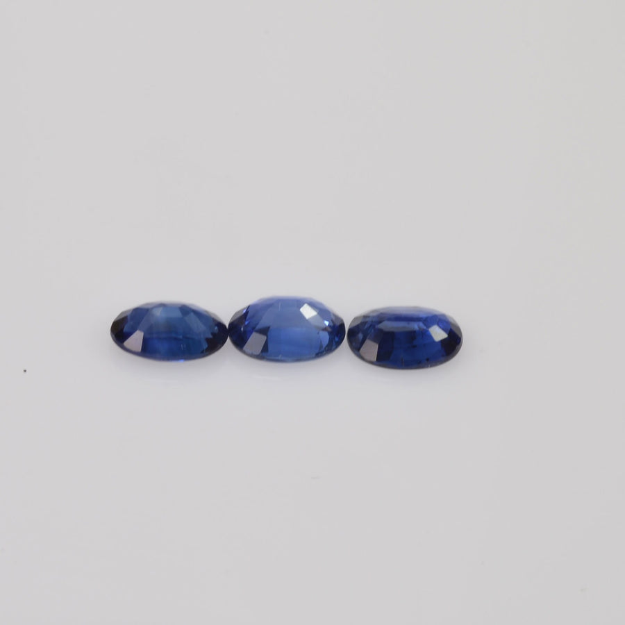 5x3 Natural Calibrated Sri Lanka Blue Sapphire Loose Gemstone Oval Cut