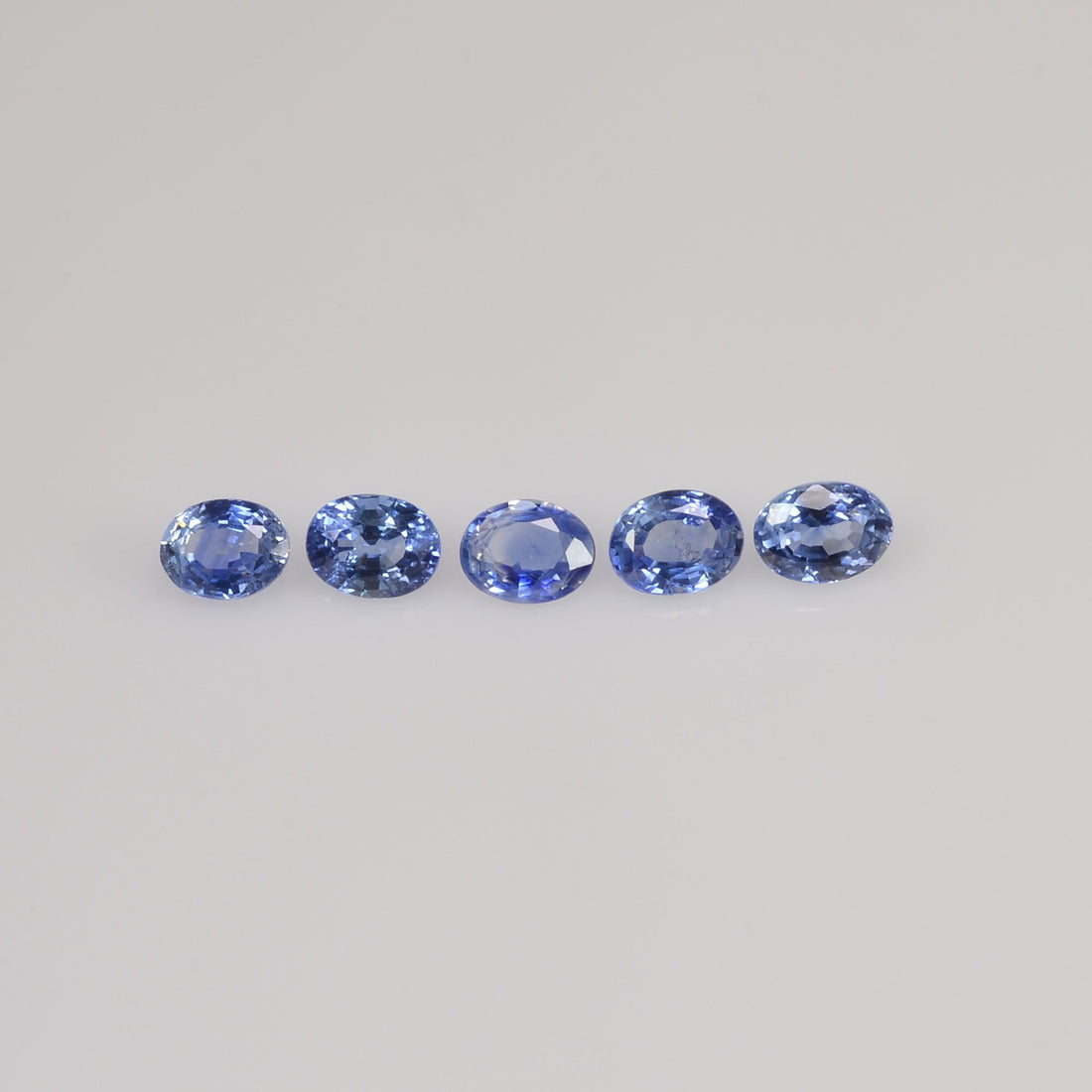 4x3 Natural Calibrated Sri Lanka Blue Sapphire Loose Gemstone Oval Cut