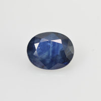 0.77 Cts Natural Blue Sapphire Loose Gemstone Oval Cut