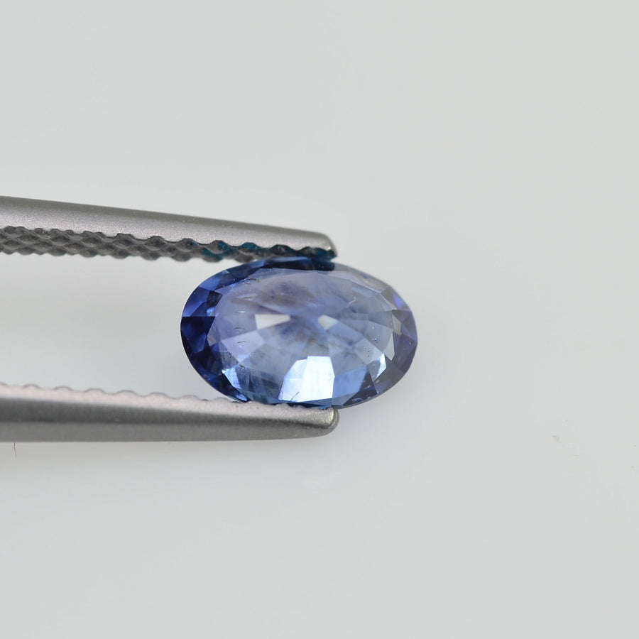 0.73 cts Unheated Natural Blue Sapphire Loose Gemstone Oval Cut