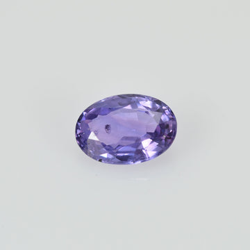 0.58 cts Natural Lavender Sapphire Loose Gemstone Oval Cut