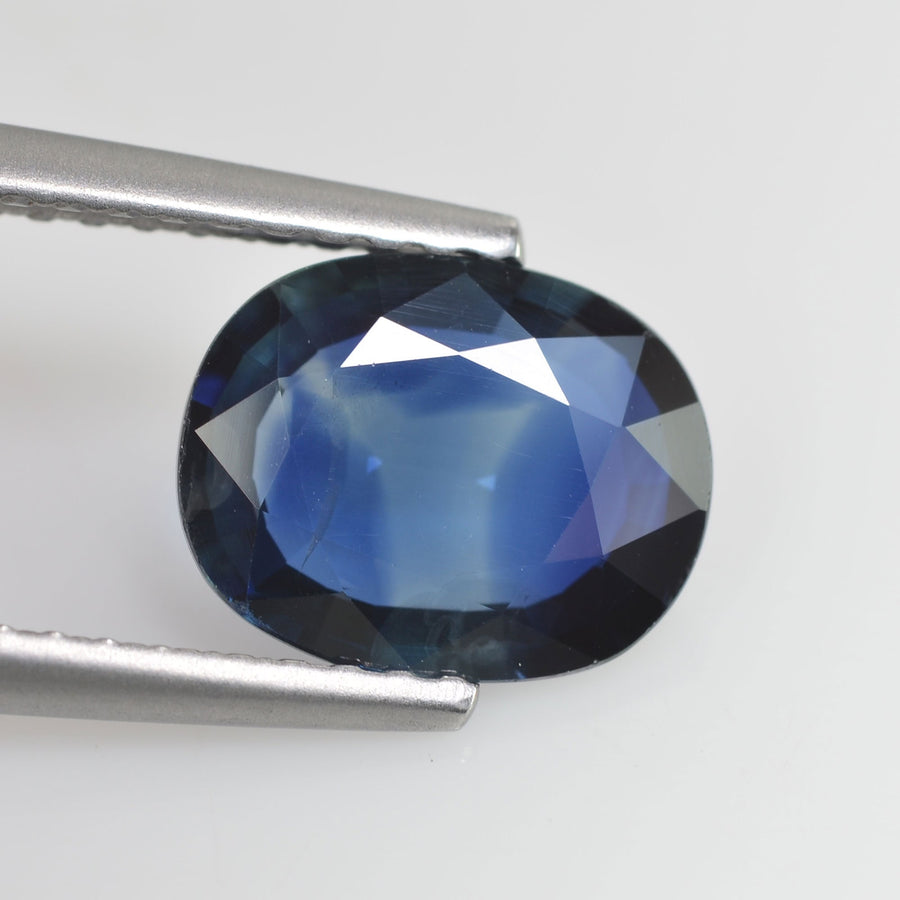 1.71 cts Natural Blue Sapphire Loose Gemstone Oval Cut