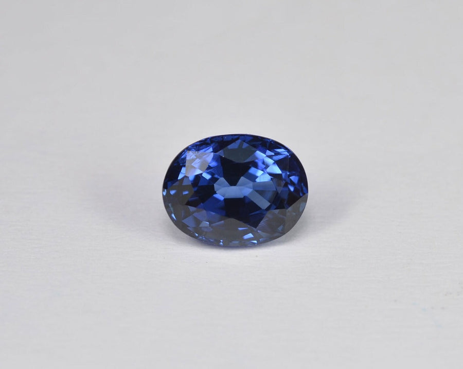 0.91 cts Natural Blue Sapphire Loose Gemstone Oval Cut Certified