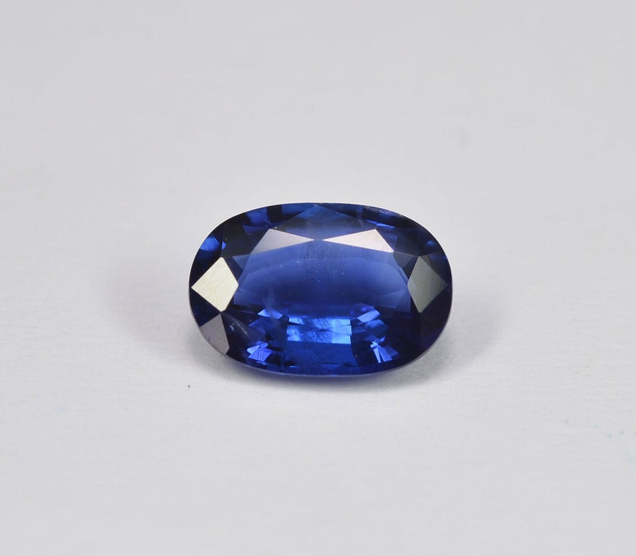 0.94 cts Natural Blue Sapphire Loose Gemstone Oval Cut Certified