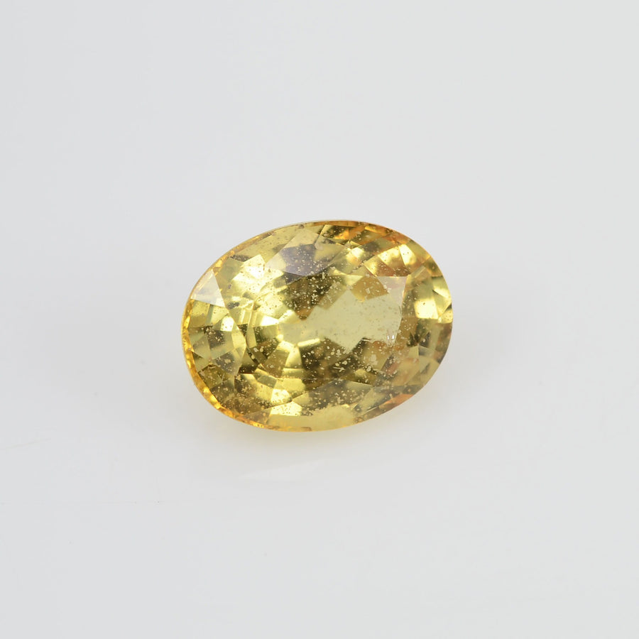 1.78 cts Natural Yellow Sapphire Loose Gemstone Oval Cut