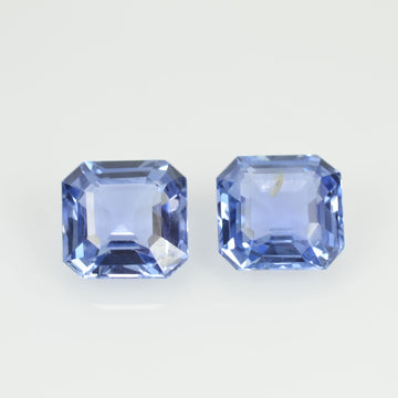 1.80 Cts Natural Blue Sapphire Loose Pair Gemstone Octagon Cut