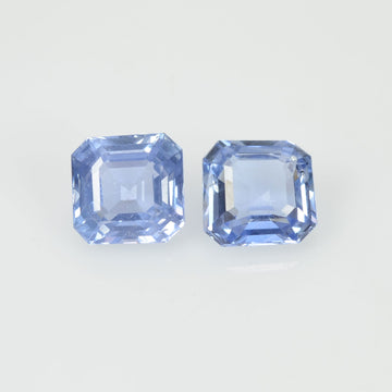 1.53 Cts Natural Blue Sapphire Loose Pair Gemstone Octagon Cut