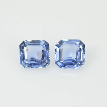 1.41 Cts Natural Blue Sapphire Loose Pair Gemstone Octagon Cut