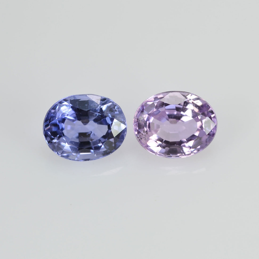 0.96 cts Natural Fancy Sapphire Loose Pair Gemstone Oval Cut