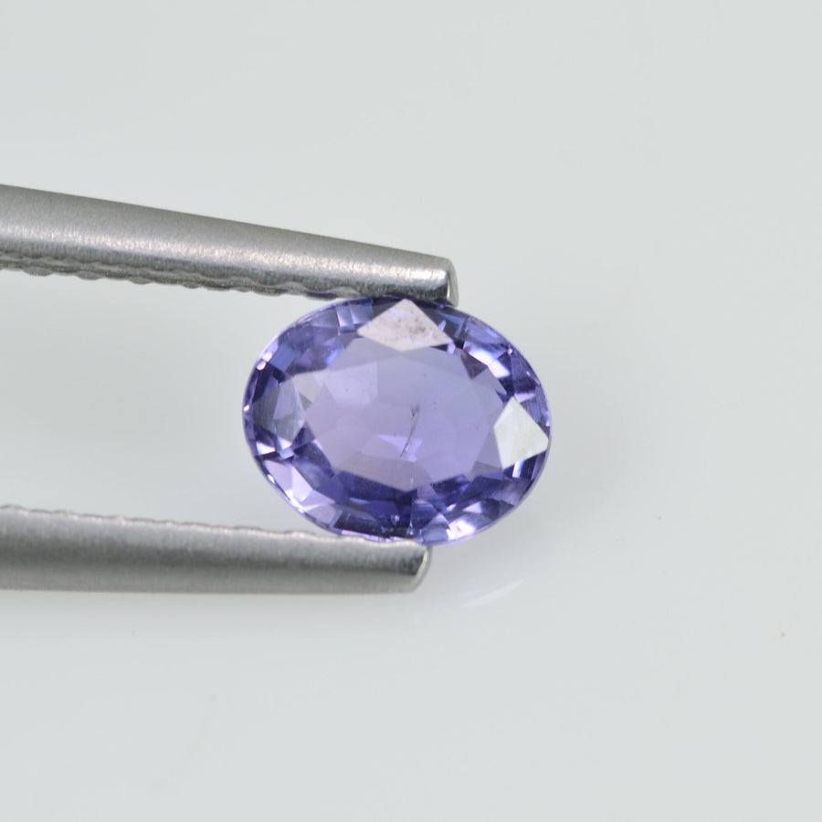 0.45 cts Natural Lavender Sapphire Loose Gemstone Oval Cut