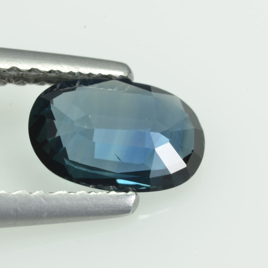 0.80 cts Natural Teal Blue Sapphire Loose Gemstone Oval Cut