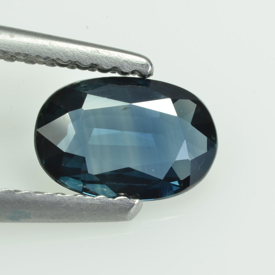 0.80 cts Natural Teal Blue Sapphire Loose Gemstone Oval Cut