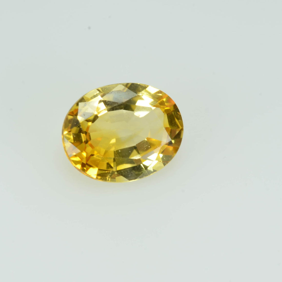 0.54 cts Natural Yellow Sapphire Loose Gemstone Oval Cut