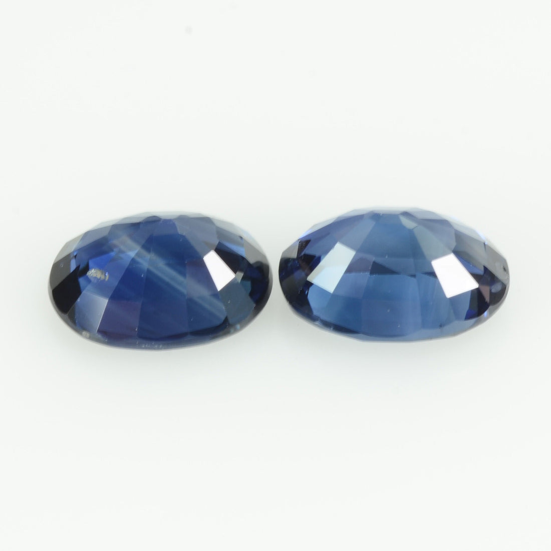 2.10 cts Natural Blue Sapphire Loose Pair Gemstone Oval Cut