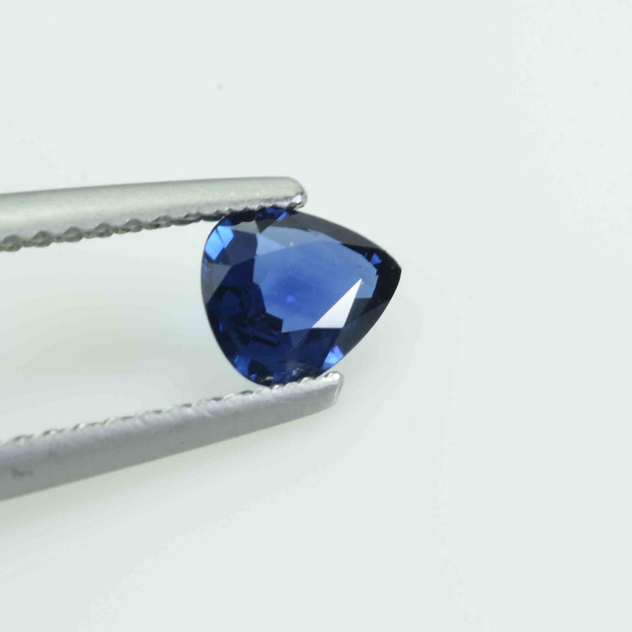 0.50 cts Natural Blue Sapphire Loose Gemstone Pear Cut