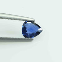 0.50 cts Natural Blue Sapphire Loose Gemstone Pear Cut