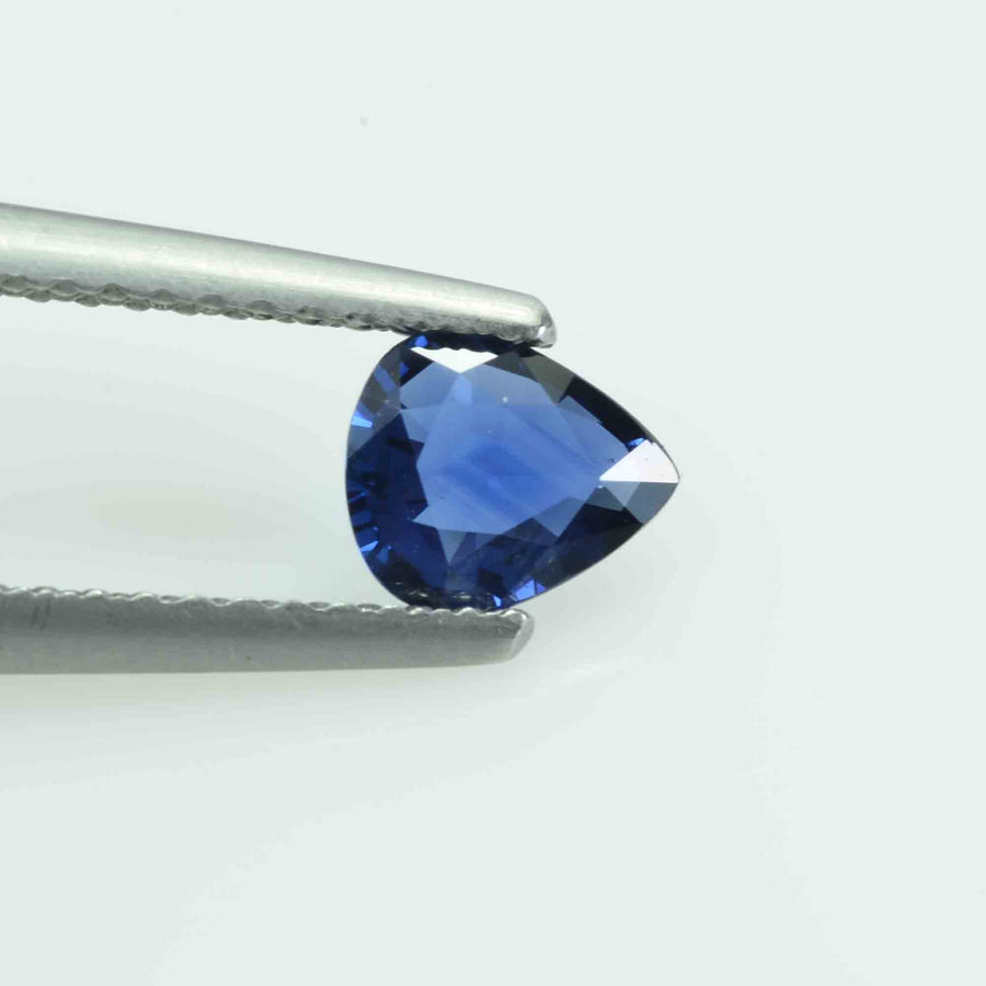 0.50 cts Natural Blue Sapphire Loose Gemstone Pear Cut