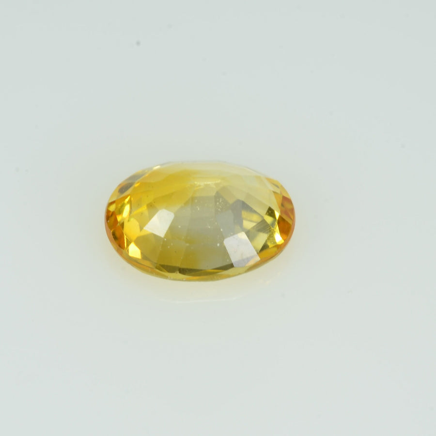 0.54 cts Natural Yellow Sapphire Loose Gemstone Oval Cut