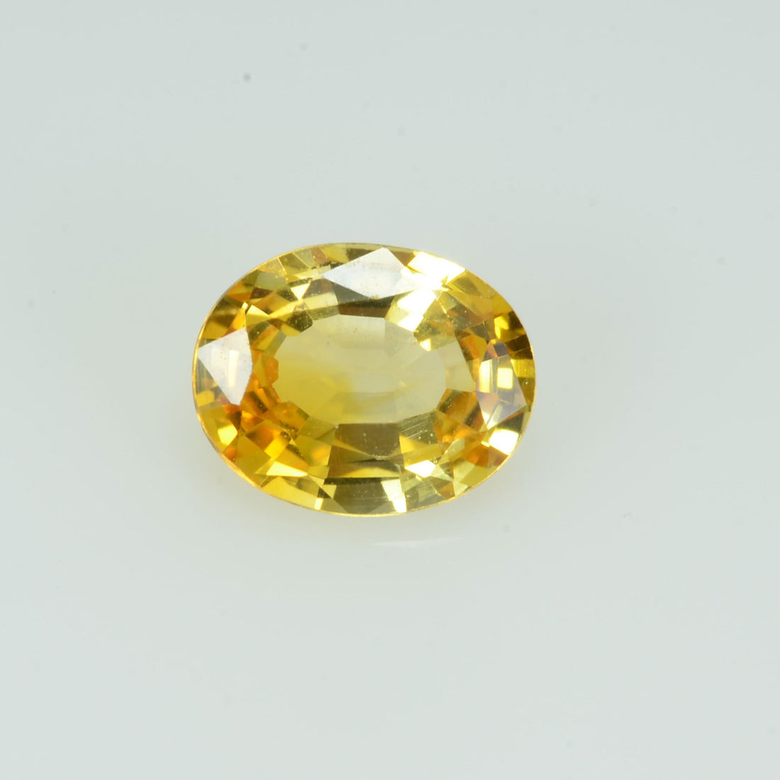 0.54 cts Natural Yellow Sapphire Loose Gemstone Oval Cut