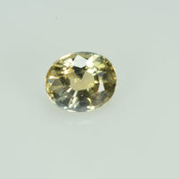 0.61 cts Natural Yellow Sapphire Loose Gemstone Oval Cut