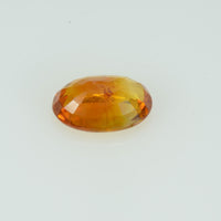 0.55 cts Natural Orange Sapphire Loose Gemstone Oval Cut