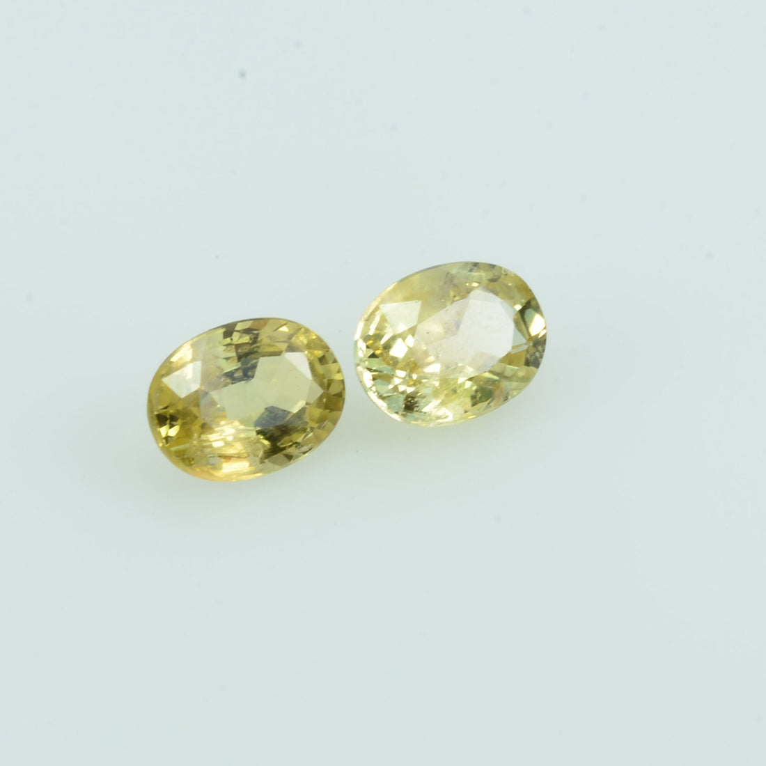 0.86 cts Natural Fancy Sapphire Loose Pair Gemstone Oval Cut