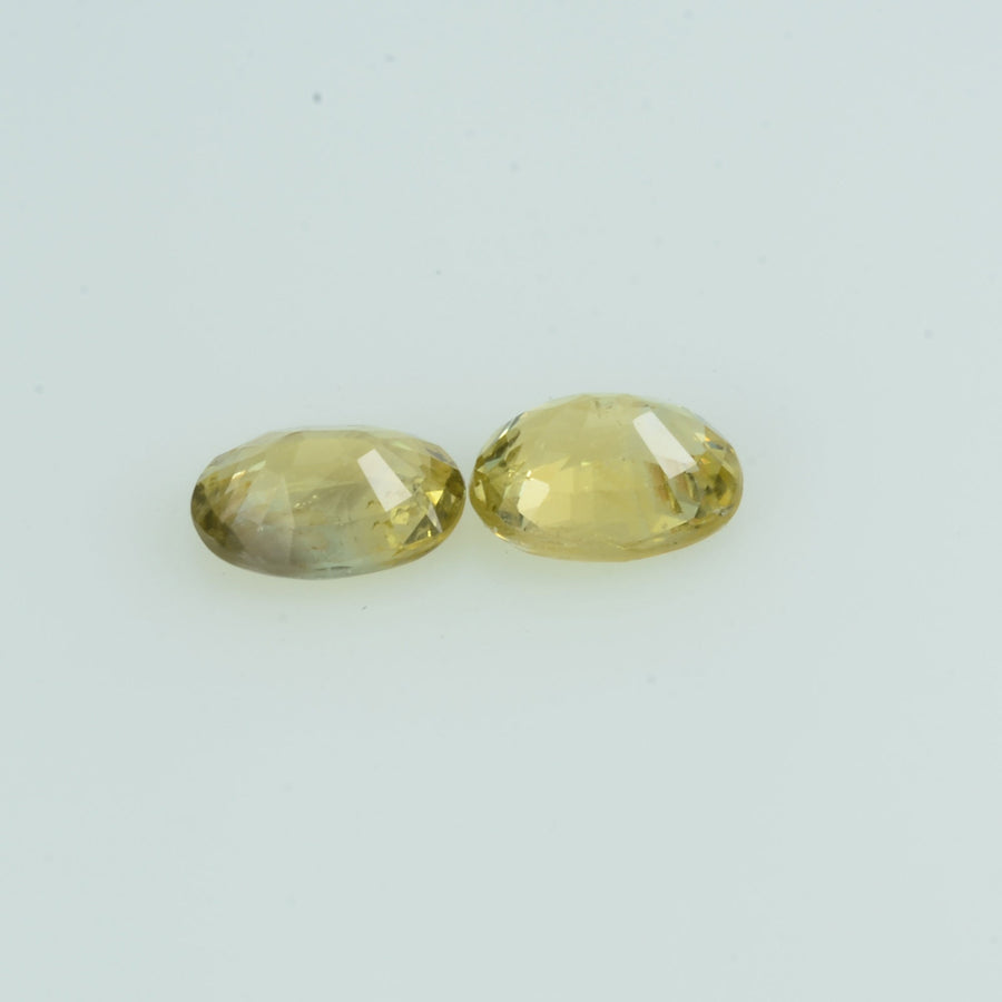 0.86 cts Natural Fancy Sapphire Loose Pair Gemstone Oval Cut