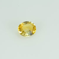 0.44 cts Natural Yellow Sapphire Loose Gemstone Oval Cut