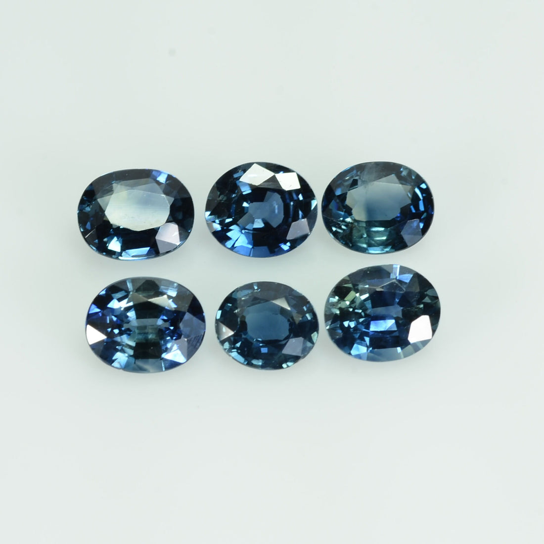 6x5 mm Natural Calibrated Blue Sapphire Loose Gemstone Oval Cut