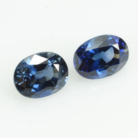 2.10 cts Natural Blue Sapphire Loose Pair Gemstone Oval Cut