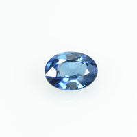 0.57 cts natural blue sapphire loose gemstone oval cut