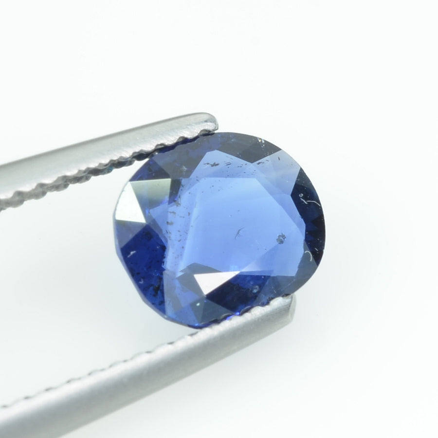 1.40 Cts Unheated Natural Blue sapphire loose gemstone oval cut