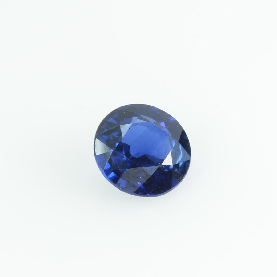 0.71 Cts Natural Blue Sapphire Loose Gemstone Round Cut