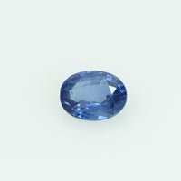 0.58 Cts Natural Blue Sapphire Loose Gemstone Oval Cut