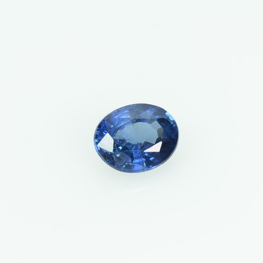 0.58 Cts Natural Blue Sapphire Loose Gemstone Oval Cut