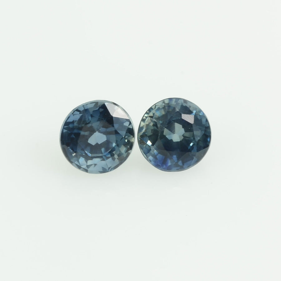 3.5 mm Natural Blue Sapphire Loose Gemstone Round Cut