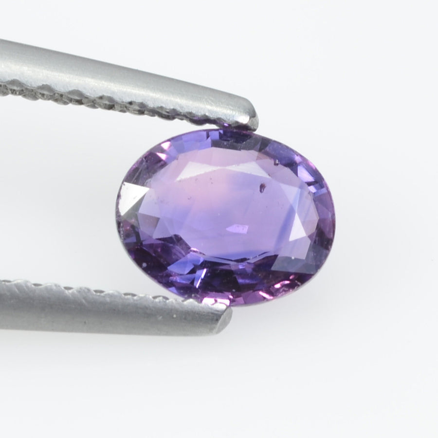 0.70 cts Natural Purple Sapphire Loose Gemstone Oval Cut