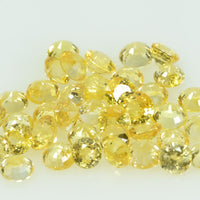 3.0 mm Natural Yellow Sapphire Loose Gemstone Round Cut