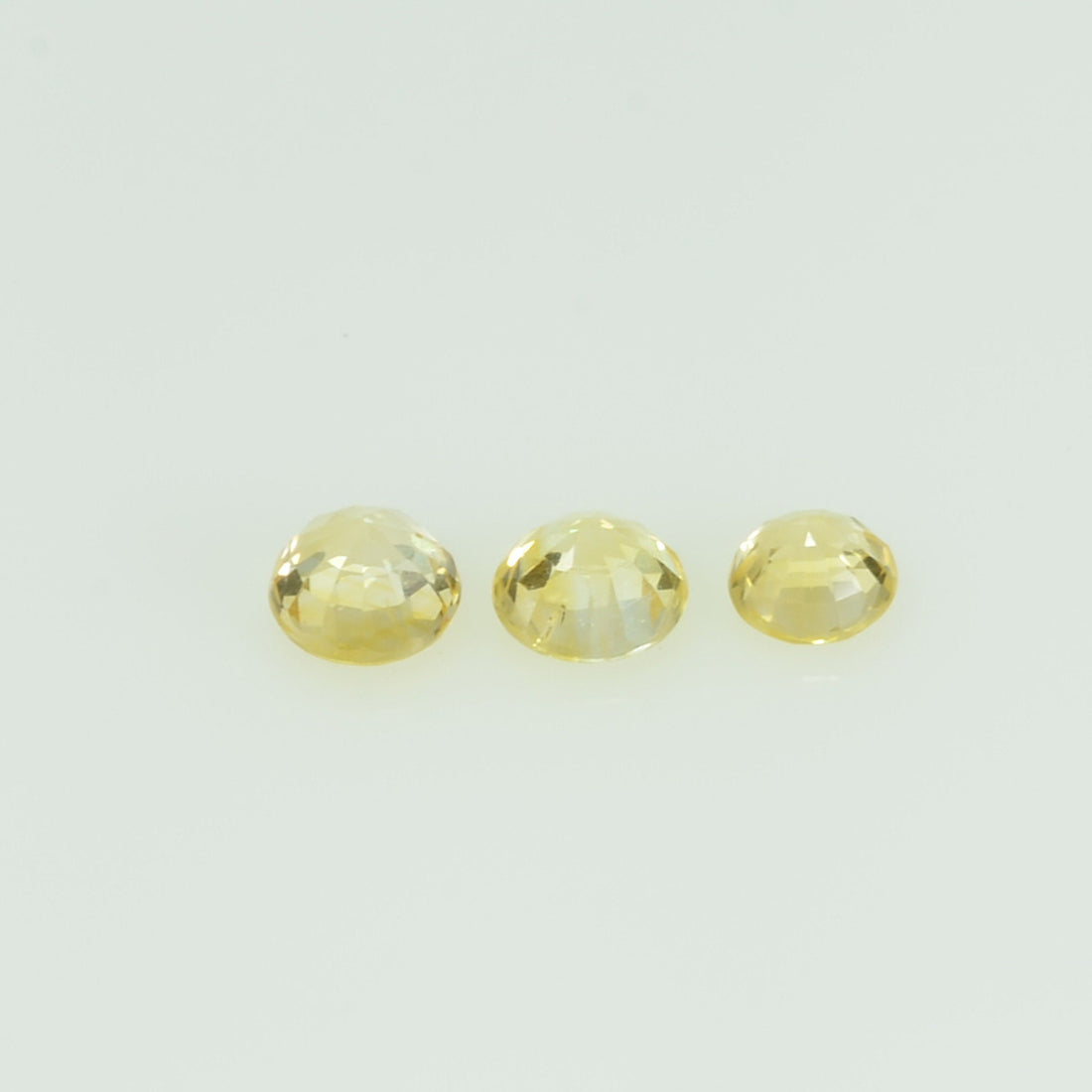 3.0 mm Natural Yellow Sapphire Loose Gemstone Round Cut