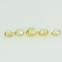 3.0 mm Natural Yellow Sapphire Loose Gemstone Round Cut