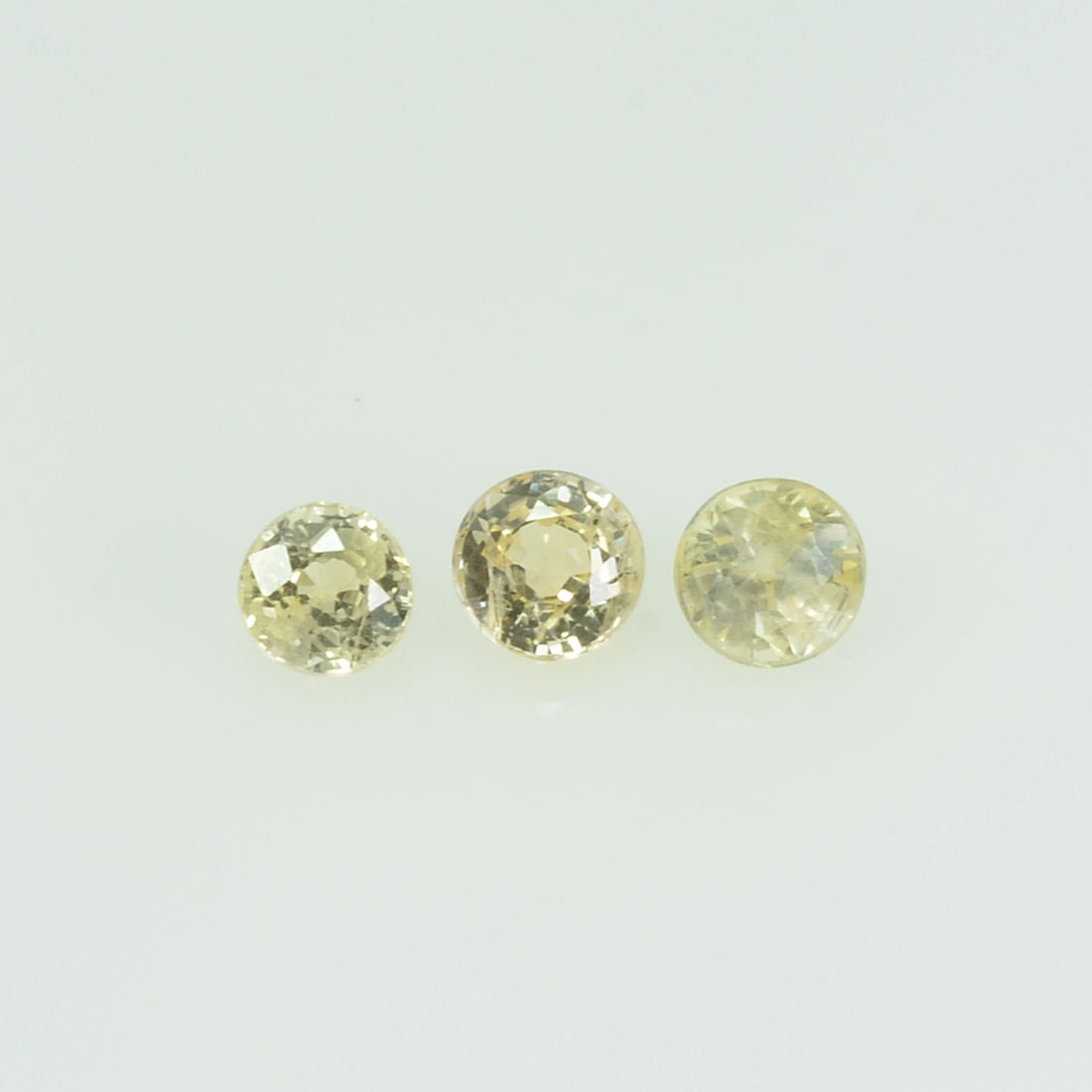 3.0 mm Natural Yellow Sapphire Loose Gemstone Round Cut