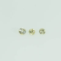 2.0 mm Natural YellowSapphire Loose Gemstone Round Cut