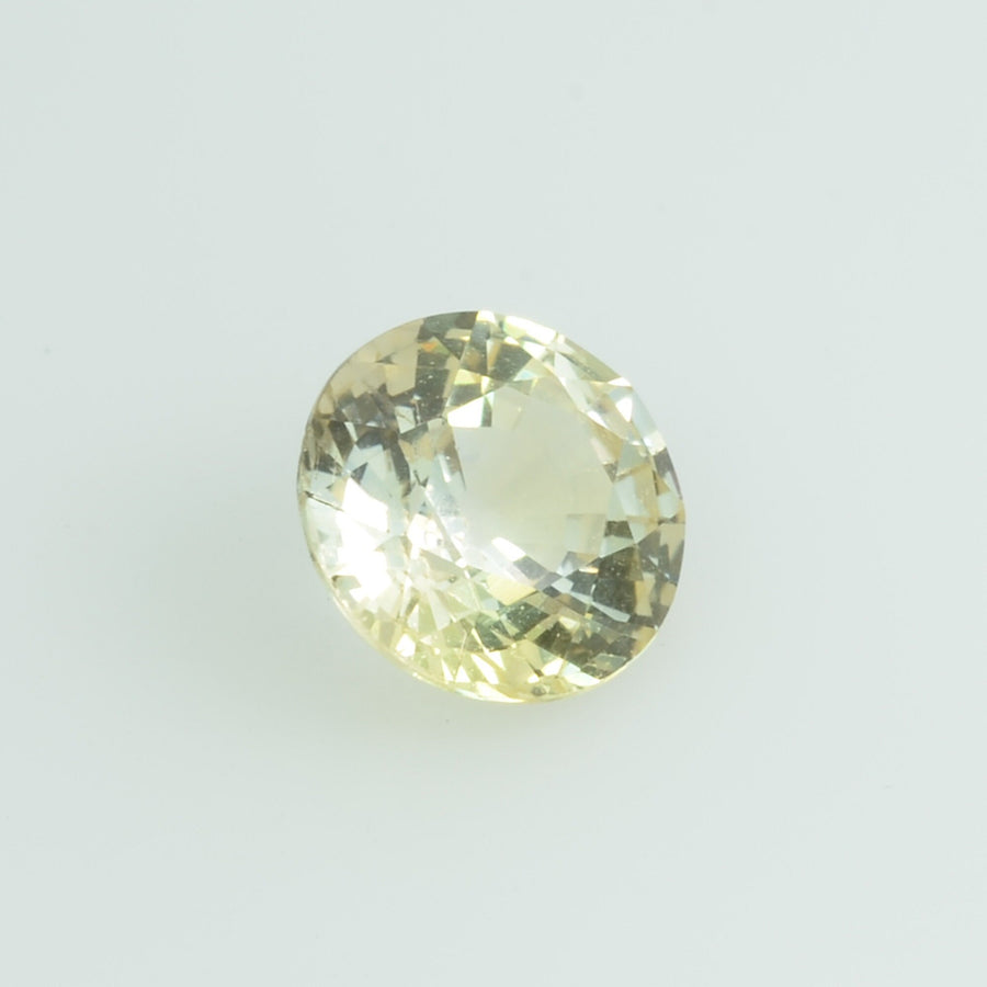 1.01 Cts Natural Yellow Sapphire Loose Gemstone Round Cut