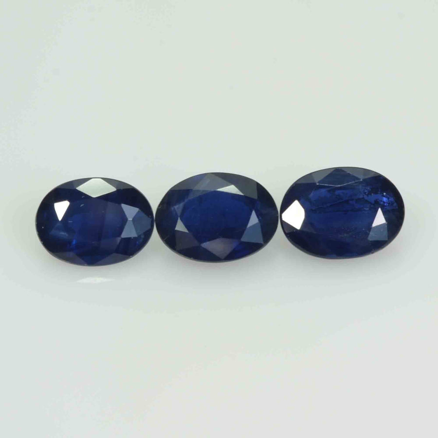 8x6 MM Natural Blue Sapphire Loose Gemstone Oval Cut