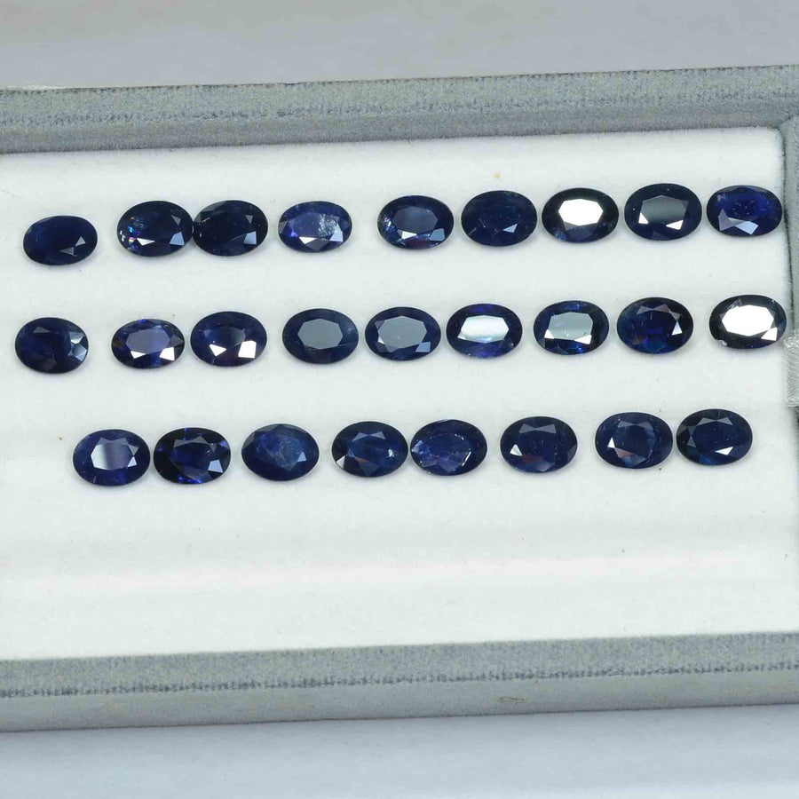 8x6 MM Natural Blue Sapphire Loose Gemstone Oval Cut