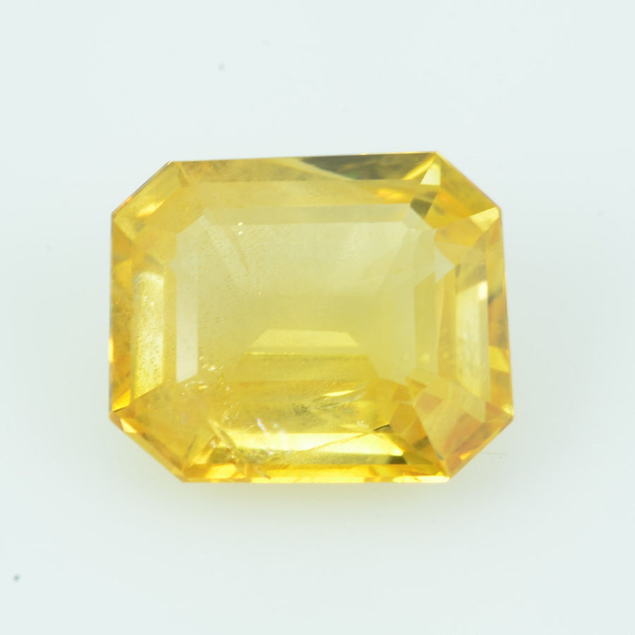 3.23 cts Natural Yellow Sapphire Loose Gemstone Octagon Cut